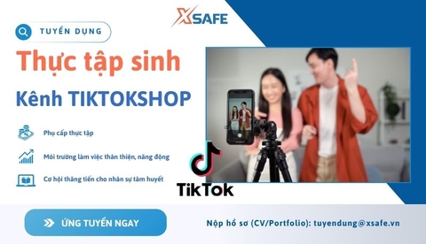 Thực tập sinh kênh TikTok Shop