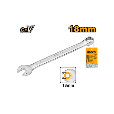 Cờ Lê Vòng Miệng 18mm INGCO HCSPA181