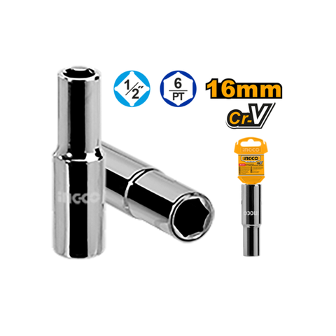 Đầu Tuýp Dài 6 Góc 1/2 