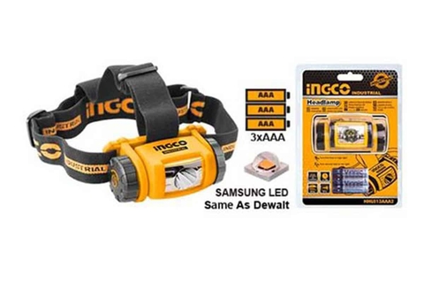 ĐÈN PIN ĐỘI ĐẦU MINI INGCO HHL013AAA2