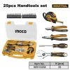 [Sale Lễ 2/9] Bộ Dụng Cụ Cầm Tay 25 Chi Tiết INGCO HKTH10258