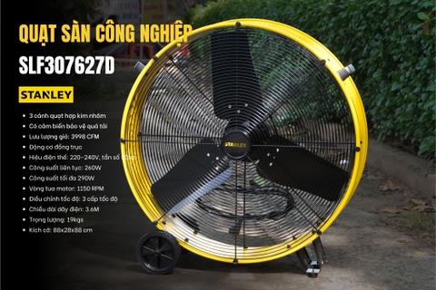 Quạt công nghiệp 30'' Stanley 3998 CFM SLF307627D