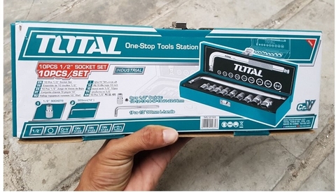 Bộ 10 đầu tuýp 1/2 inch TOTAL THTL121101 chất lượng