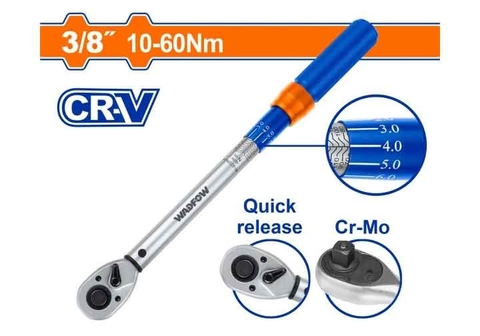 [Sale Lễ 2/9] Cờ Lê Lực 3/8 Inch 10-60Nm Wadfow WWQ6D11 Chính Hãng