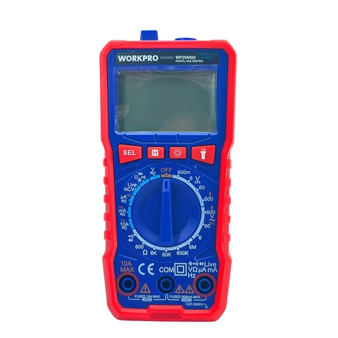 Đồng Hồ Đo Điện Vạn Năng Ampe Kìm Kỹ Thuật Số Workpro WP295005