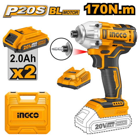 Máy Siết Vít Dùng Pin 20V INGCO CIRLI2017