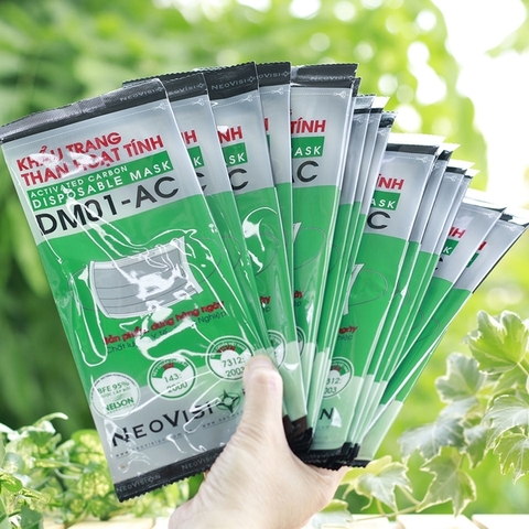Khẩu Trang Than Hoạt Tính 4 Lớp Neovision DM01AC