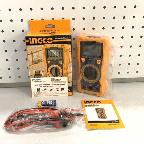 Đồng hồ đo điện vạn năng INGCO DM200