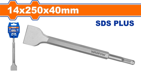 Mũi đục dẹp đuôi gài 14x250x40mm WadFow WGZ1203