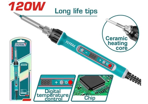 Mỏ hàn chì chỉnh nhiệt 120W Total TET01610