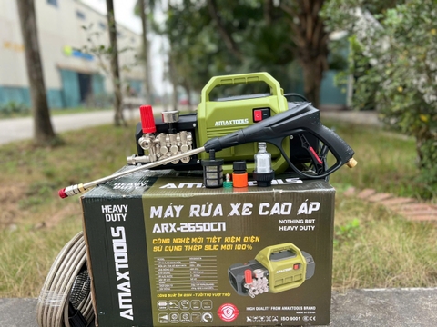 Máy Rửa Xe Cao Áp Amaxtools ARX-2650CN 2300W, Áp Lực 200 Bar
