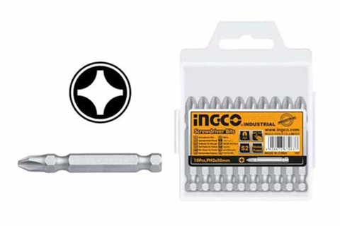 Mũi Bắt Vít PH2 50mm 10 Cái/ Bộ INGCO SDB11PH223