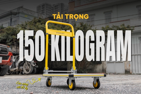 Xe Đẩy Hàng 4 Bánh Gấp Gọn 150kg Stanley PC510
