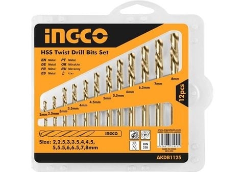 BỘ 7 MŨI KHOAN SẮT INGCO AKDB1075