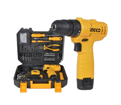 Bộ máy khoan dùng pin và 81 chi tiết INGCO HKTHP10811 12V