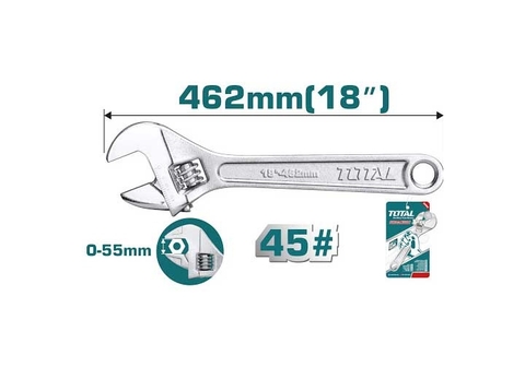 Mỏ lết cầm tay 15 inch - 18 inch  TOTAL