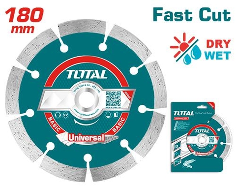 Đĩa cắt gạch khô Total TAC2111803 180x22mm