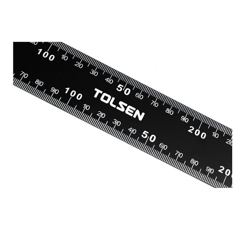 Thước góc đen 400x600mm TOLSEN 35043 xsafe