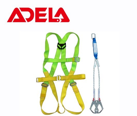 Bộ dây an toàn toàn thân Adela H4501 + Dây giảm sốc 2 móc EW32