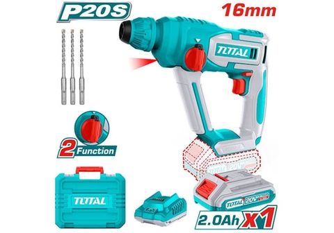 Máy Khoan Bê Tông Dùng Pin Lithium-Ion 20V Total TRHLI201681