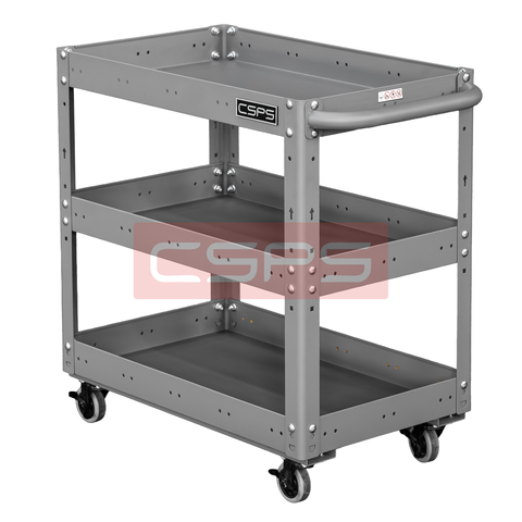[Giá Đang Sale] Xe Đẩy Dụng Cụ CSPS 3 Ngăn 71cm Đen Đỏ Chính Hãng