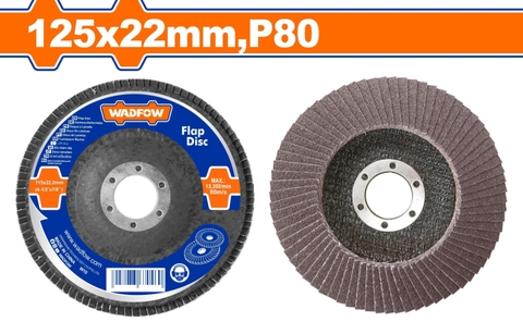Nhám xếp nâu 125x22mm, P80 WadFow WYL2303