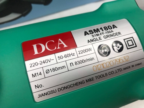 Máy mài góc 2020W DCA ASM180A xsafe