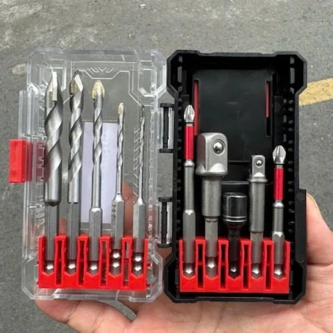 Bộ Mũi Khoan Đa Năng AMAXTOOLS CKB8 -10 Chi Tiết