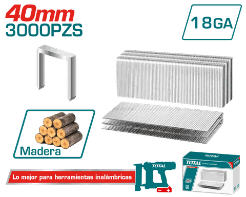 Đinh bấm U 40mm Total TAC918403