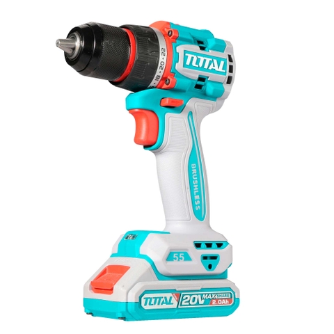 Máy khoan không chổi than dùng pin 20V (không kèm pin & sạc) Total TDLI205581