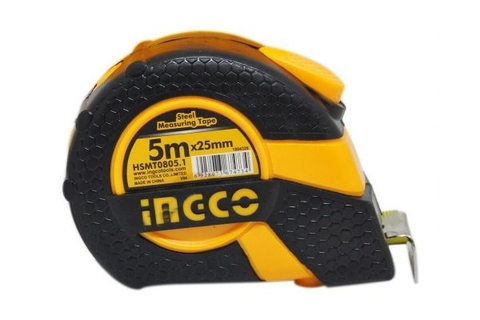 Thước Kéo Thép Nền Vàng Cao Cấp INGCO