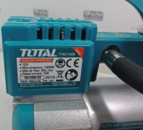 Máy Bơm Lốp Ô Tô Mini DC12V TTAC1406 chính hãng