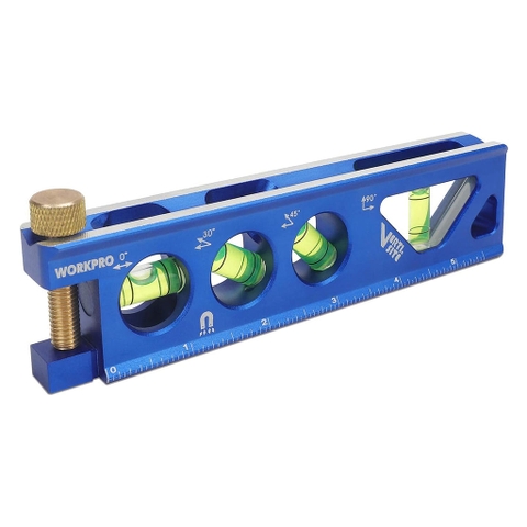 Thước Thủy Có Từ Tính Dạng Hộp 165mm Workpro WP262025