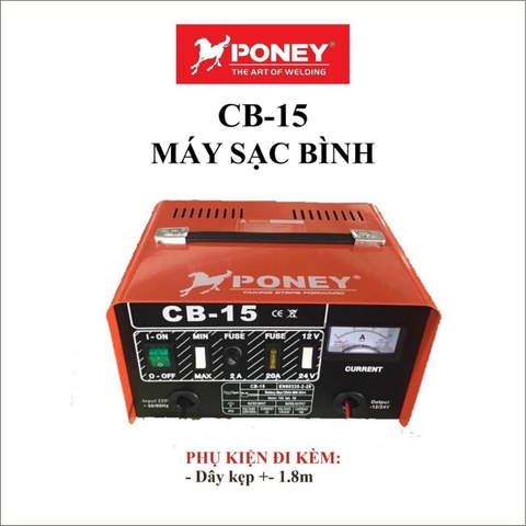 Máy sạc bình PONEY CB-15