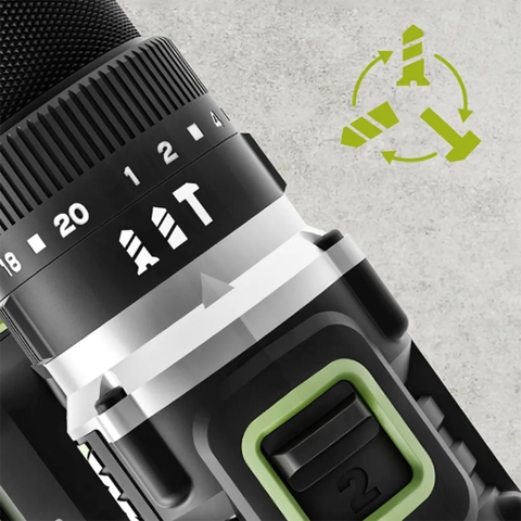 Máy khoan pin 3 chức năng motor không chổi than WORX WU369 chỉ thân máy