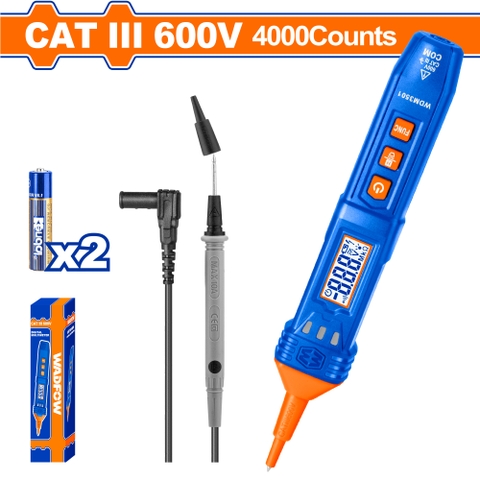 Đồng hồ vạn năng dạng bút 600V-4000 số đếm WadFow WDM3501