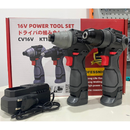 Combo Máy Khoan + Bắn Vít Pin 16V YMS-KT16-CV16 Yamasu YMS-KT16-CV16