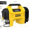 Máy bơm hơi đa năng dùng pin kèm tính năng thổi và hút bụi hiệu STANLEY Model SXVI02001, 3 trong 1