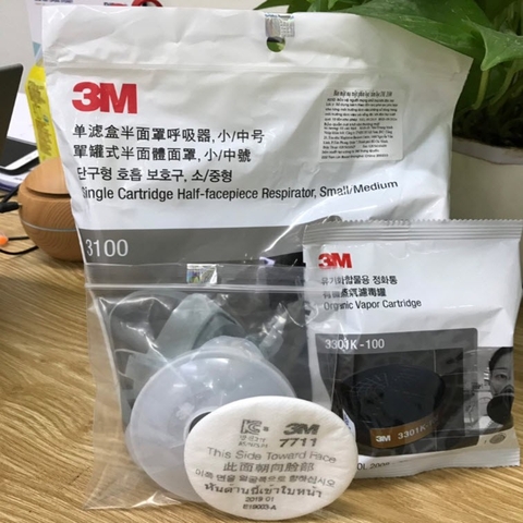 BỘ MẶT NẠ 3M 3200 + 3301K+7711+774