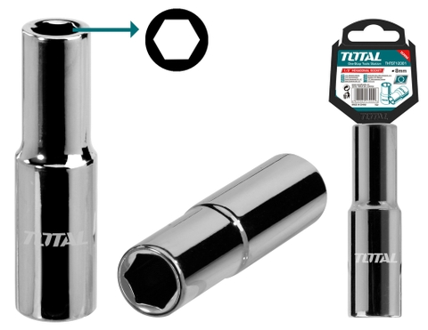 Đầu Túyp Lục Giác 1/2 Inch X 18MM (120/T) Total THTST12183L