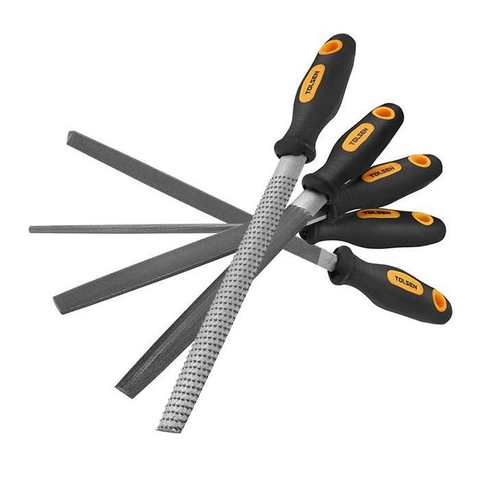 Bộ dũa thép gỗ 5 cây 200mm 8