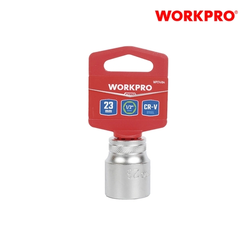 Đầu tuýp có đầu vuông 1/2 inch và đầu lục giác 6 cạnh size 24mm Workpro - WP274105