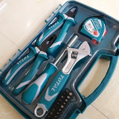 Bộ 25 công cụ dụng cụ cầm tay TOTAL THKTHP90256 chi tiết