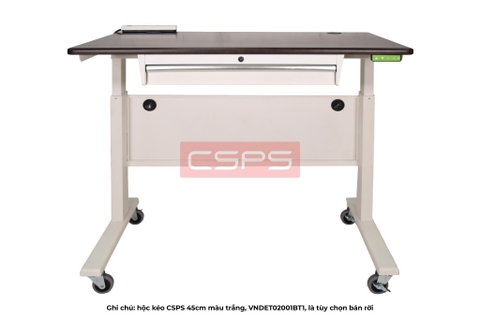 Bàn điều chỉnh chiều cao bằng điện CSPS 117cm màu trắng