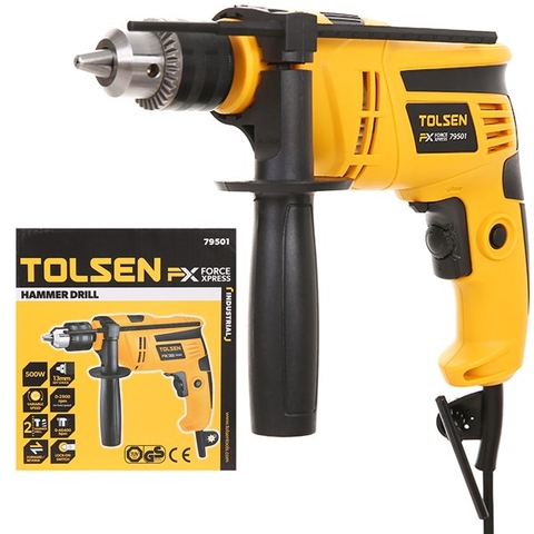 Máy khoan tác động 13mm 500W Tolsen 79501