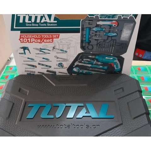 Bộ máy khoan búa 101 món 650W TOTAL THKTHP 1012E  rẻ