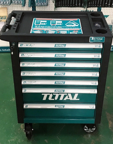Xe đựng đồ nghề 7 ngăn Total THPTCS71621 chi tiết