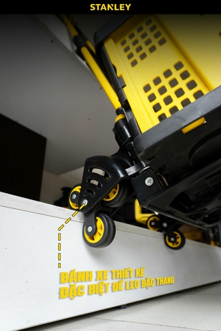 Xe đẩy hàng leo bậc thang 60kg/30kg Stanley FT584