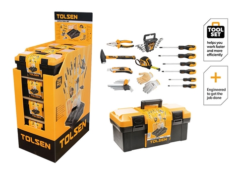 Bộ dụng cụ 26 chi tiết Tolsen 85361