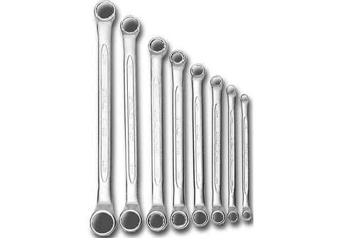 Bộ Cờ Lê 2 Đầu Vòng Góc Lượn 75 Độ Hệ Mét 8 Chi Tiết Stanley 87-576-1